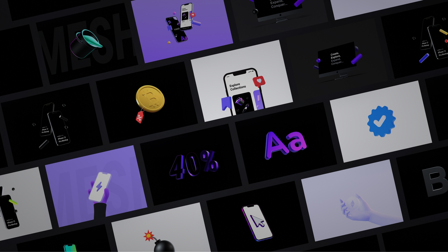 April update - New 3D templates