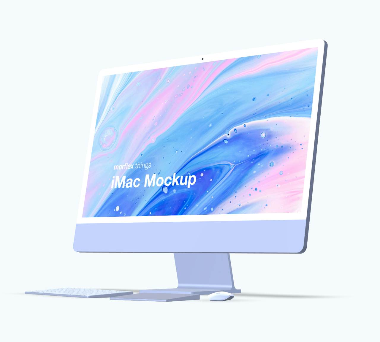 Apple iMac 24 (2021) mockup